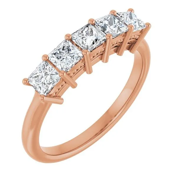 Five-Stone Anniversary Band L & L jewelers Scarborough, ME