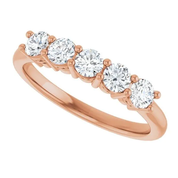 Five-Stone Anniversary Band Image 5 Grayson & Co. Jewelers Iron Mountain, MI