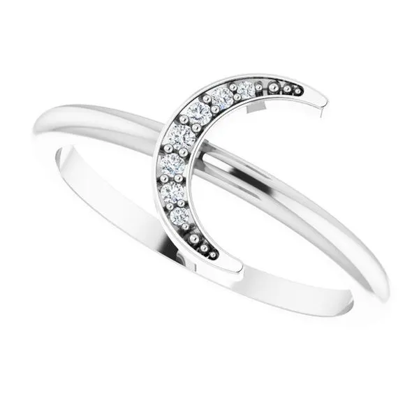 Stackable Crescent Ring Image 5 Rasmussen Jewelers Spanish Fork, UT