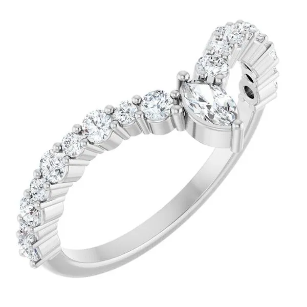 Accented V Ring J. Meredith Jewelers Delafield, WI