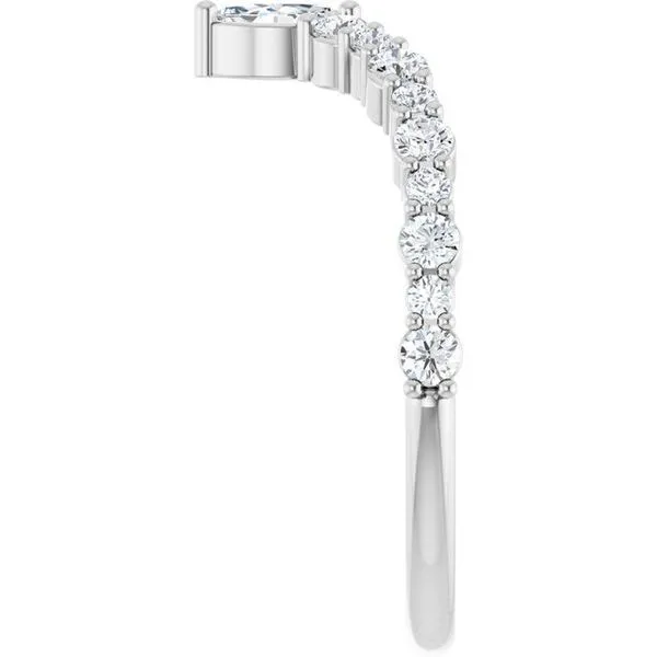 Accented V Ring Image 4 James & Williams Jewelers Berwyn, IL