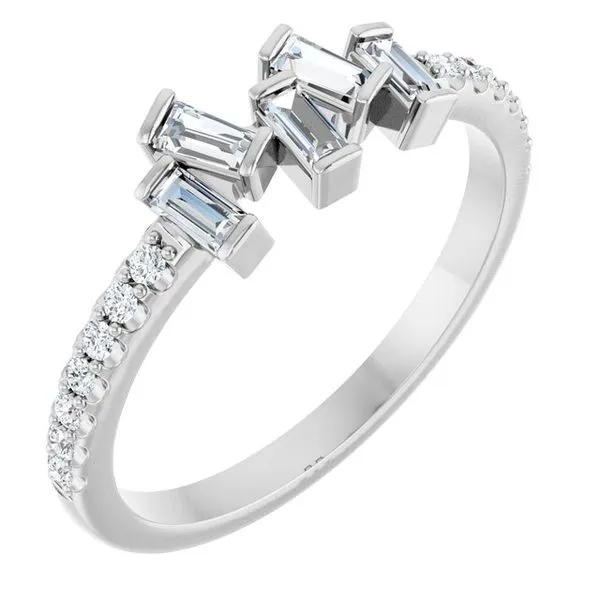 Scattered Baguette Ring Hopman Jewelers Elkhart, IN