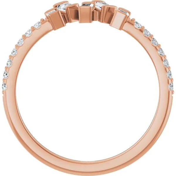 Scattered Baguette Ring Image 2 Hopman Jewelers Elkhart, IN