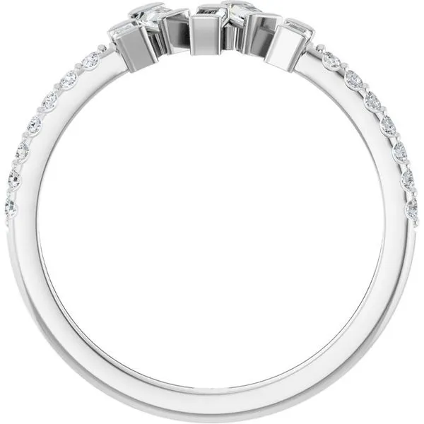 Scattered Baguette Ring Image 2 Milan's Jewelry Inc Sarasota, FL