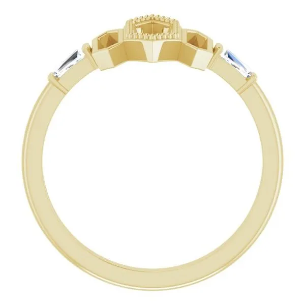 Geometric Ring Image 2 Hopman Jewelers Elkhart, IN