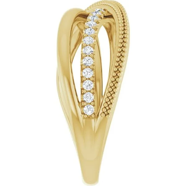 Criss-Cross Ring Image 4 Hopman Jewelers Elkhart, IN