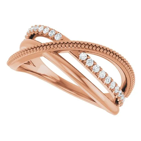 Criss-Cross Ring Image 5 Hopman Jewelers Elkhart, IN