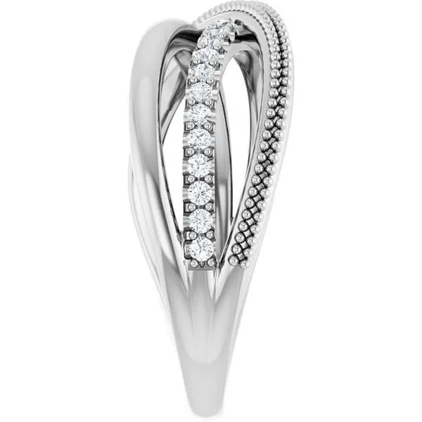 Criss-Cross Ring Image 4 Rasmussen Jewelers Spanish Fork, UT