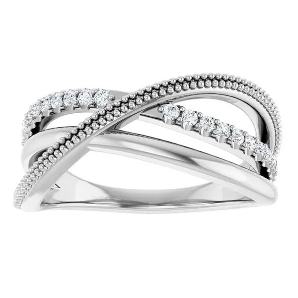 Criss-Cross Ring Image 3 Hopman Jewelers Elkhart, IN