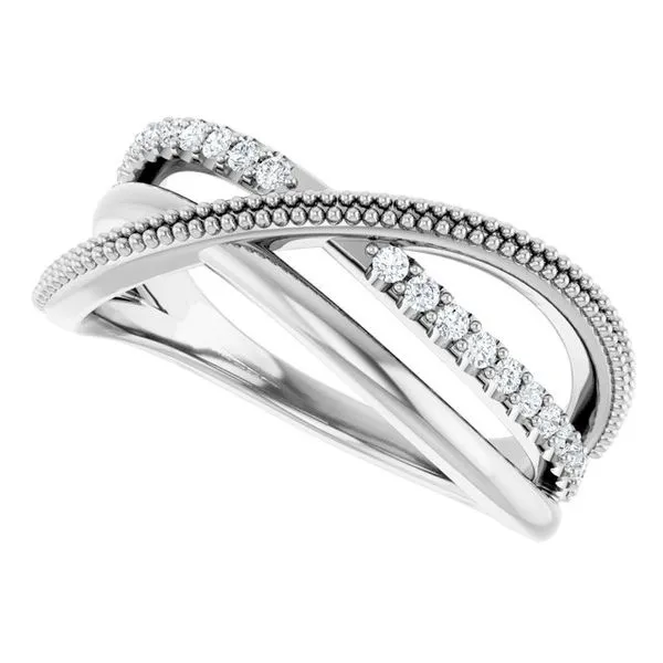 Criss-Cross Ring Image 5 Hopman Jewelers Elkhart, IN