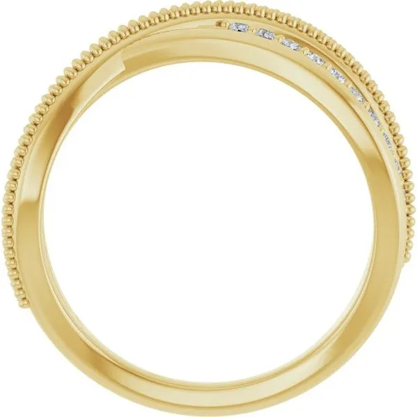 Criss-Cross Ring Image 2 Hopman Jewelers Elkhart, IN