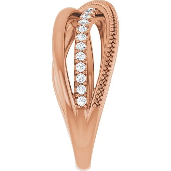 Criss-Cross Ring Image 4 Hopman Jewelers Elkhart, IN