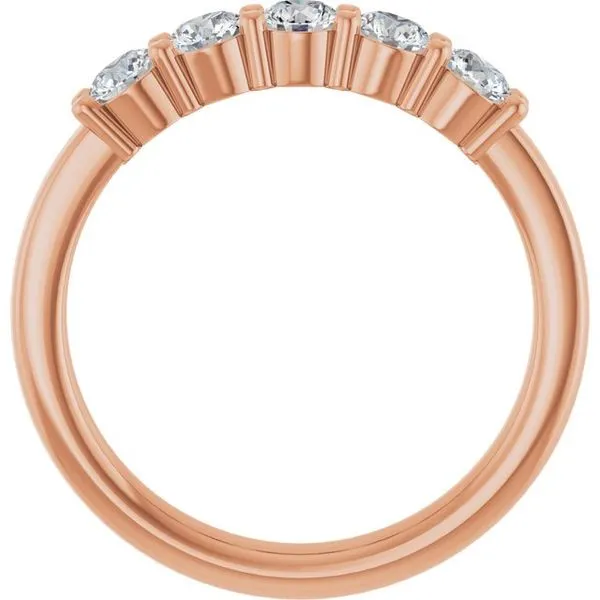 Five-Stone Anniversary Band Image 2 Grayson & Co. Jewelers Iron Mountain, MI