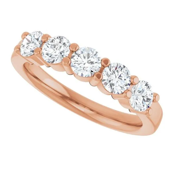 Five-Stone Anniversary Band Image 5 Grayson & Co. Jewelers Iron Mountain, MI