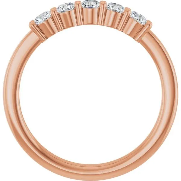 Five-Stone Anniversary Band Image 2 Grayson & Co. Jewelers Iron Mountain, MI