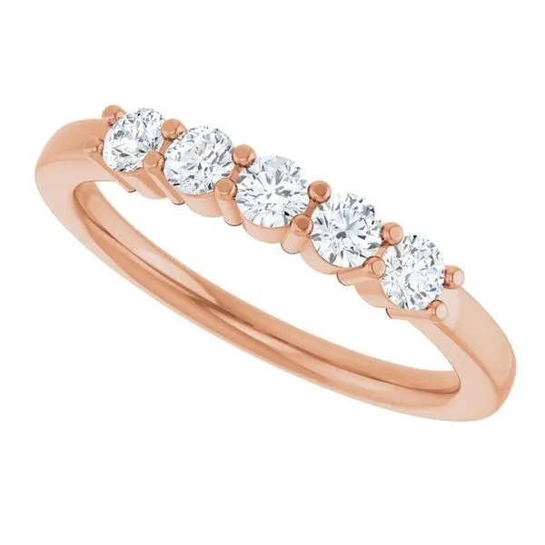 Five-Stone Anniversary Band Image 5 Grayson & Co. Jewelers Iron Mountain, MI