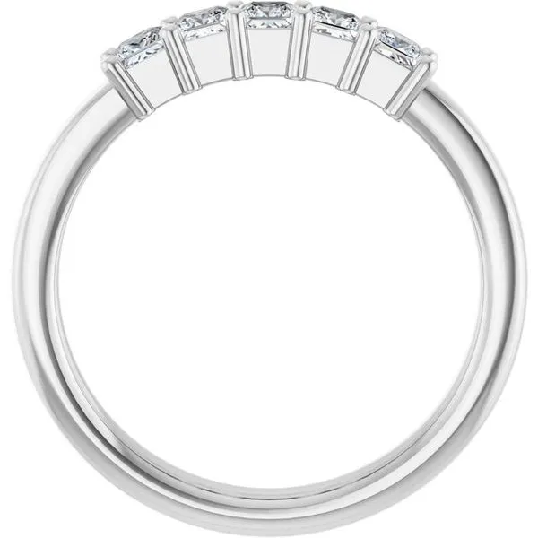 Five-Stone Anniversary Band Image 2 Grayson & Co. Jewelers Iron Mountain, MI