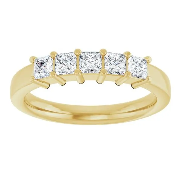 Five-Stone Anniversary Band Image 3 Grayson & Co. Jewelers Iron Mountain, MI