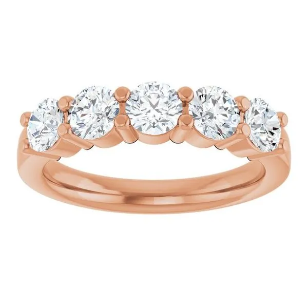 Five-Stone Anniversary Band Image 3 Grayson & Co. Jewelers Iron Mountain, MI