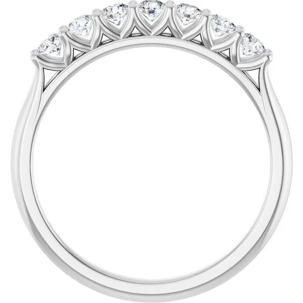 Share-Prong Seven-Stone Anniversary Band Image 2 Grayson & Co. Jewelers Iron Mountain, MI