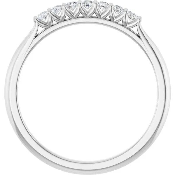 Share-Prong Seven-Stone Anniversary Band Image 2 Grayson & Co. Jewelers Iron Mountain, MI