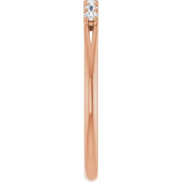 Share-Prong Seven-Stone Anniversary Band Image 4 Gold'N Creations Gretna, LA