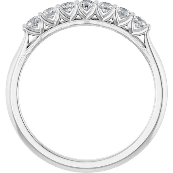 Share-Prong Seven-Stone Anniversary Band Image 2 Mead Jewelers Enid, OK