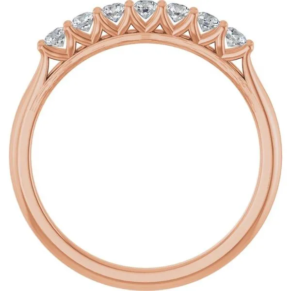 Share-Prong Seven-Stone Anniversary Band Image 2 Gold'N Creations Gretna, LA