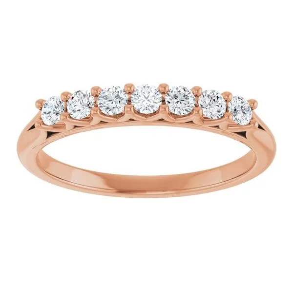 Share-Prong Seven-Stone Anniversary Band Image 3 Gold'N Creations Gretna, LA