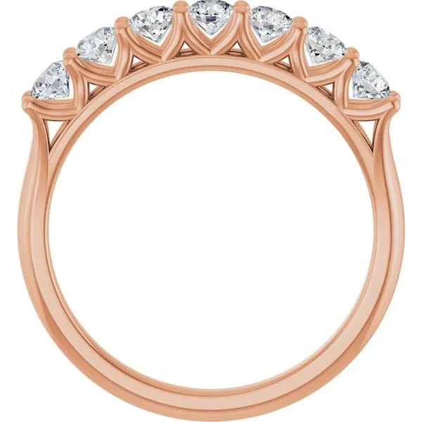 Share-Prong Seven-Stone Anniversary Band Image 2 Gold'N Creations Gretna, LA