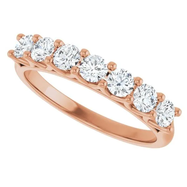 Share-Prong Seven-Stone Anniversary Band Image 5 Gold'N Creations Gretna, LA