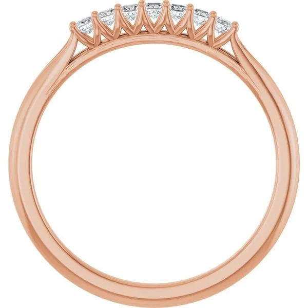 Share-Prong Seven-Stone Anniversary Band Image 2 Gold'N Creations Gretna, LA