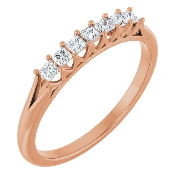 Share-Prong Seven-Stone Anniversary Band Gold'N Creations Gretna, LA