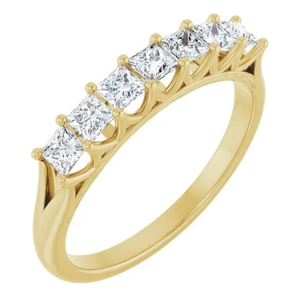 Share-Prong Seven-Stone Anniversary Band Gold'N Creations Gretna, LA