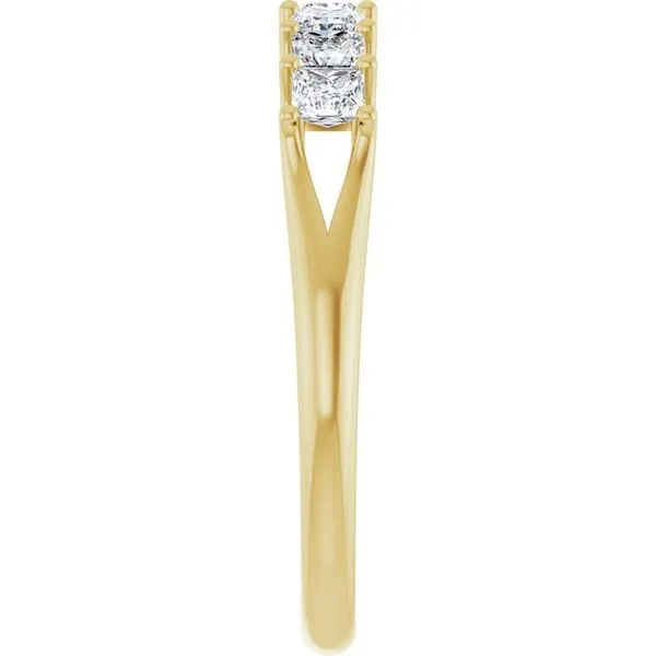 Share-Prong Seven-Stone Anniversary Band Image 4 Gold'N Creations Gretna, LA