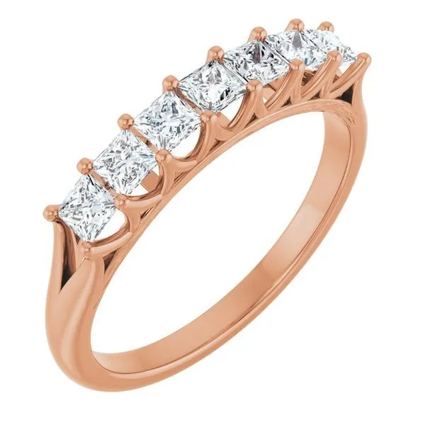 Share-Prong Seven-Stone Anniversary Band Gold'N Creations Gretna, LA