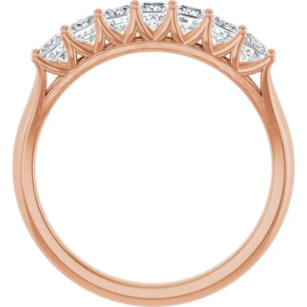 Share-Prong Seven-Stone Anniversary Band Image 2 Gold'N Creations Gretna, LA