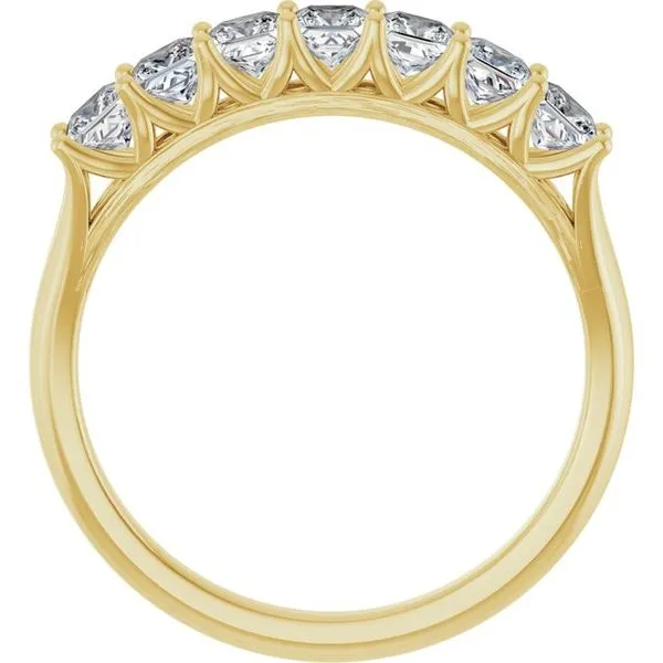 Share-Prong Seven-Stone Anniversary Band Image 2 Mead Jewelers Enid, OK