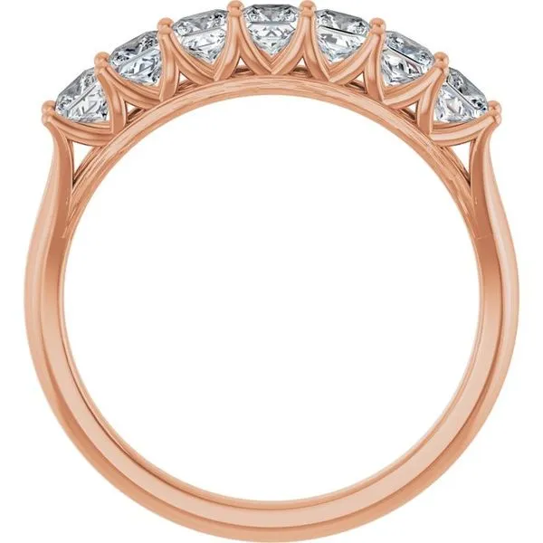 Share-Prong Seven-Stone Anniversary Band Image 2 Mead Jewelers Enid, OK