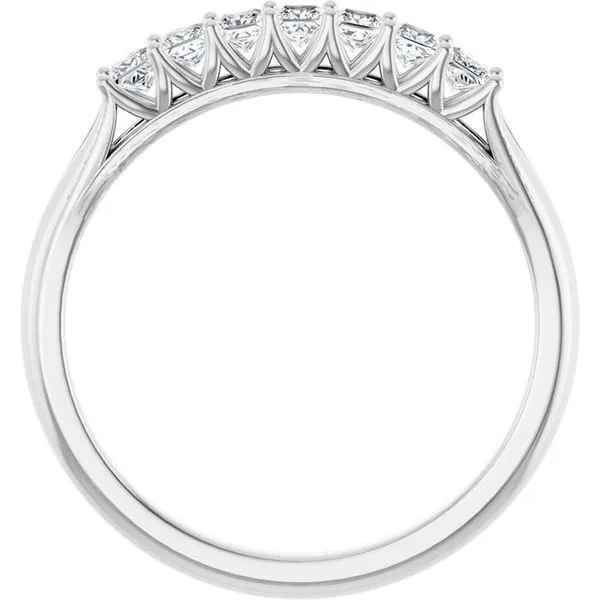 Share-Prong Seven-Stone Anniversary Band Image 2 Mead Jewelers Enid, OK