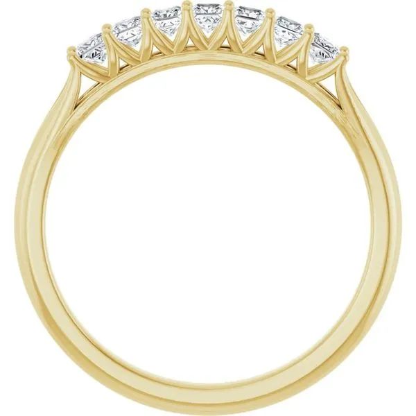 Share-Prong Seven-Stone Anniversary Band Image 2 Grayson & Co. Jewelers Iron Mountain, MI