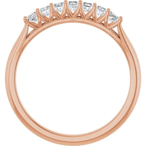 Share-Prong Seven-Stone Anniversary Band Image 2 Mead Jewelers Enid, OK