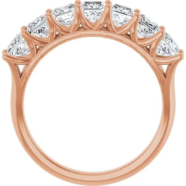 Share-Prong Seven-Stone Anniversary Band Image 2 Gold'N Creations Gretna, LA