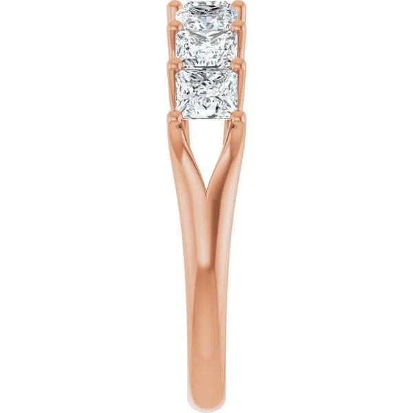 Share-Prong Seven-Stone Anniversary Band Image 4 Gold'N Creations Gretna, LA