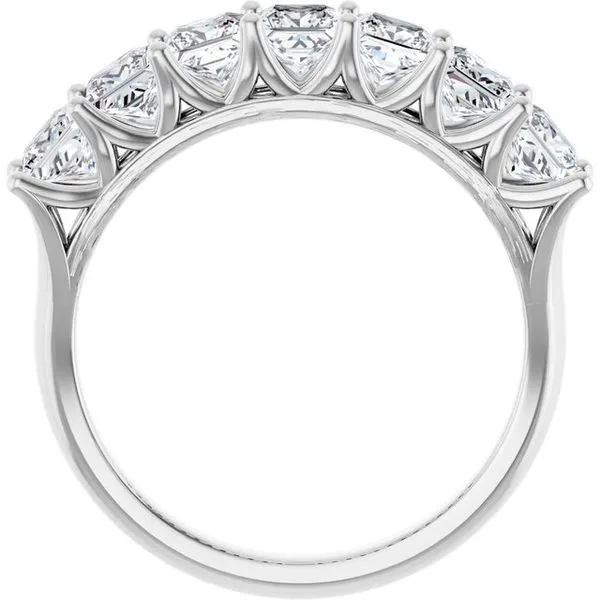 Share-Prong Seven-Stone Anniversary Band Image 2 Gold'N Creations Gretna, LA