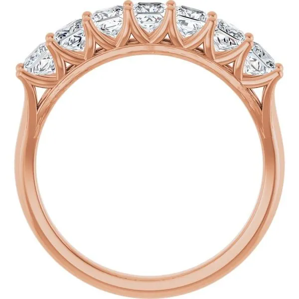 Share-Prong Seven-Stone Anniversary Band Image 2 Mead Jewelers Enid, OK