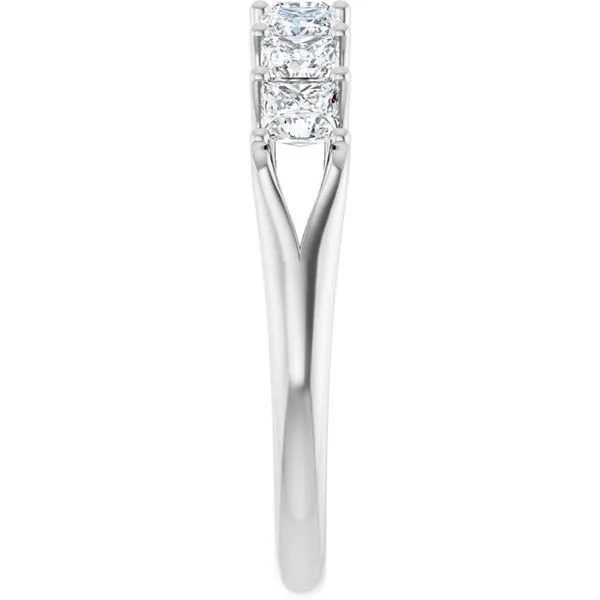 Share-Prong Seven-Stone Anniversary Band Image 4 L & L jewelers Scarborough, ME