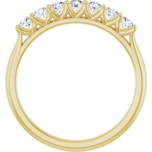 Share-Prong Seven-Stone Anniversary Band Image 2 Mead Jewelers Enid, OK