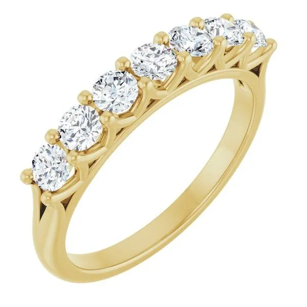 Share-Prong Seven-Stone Anniversary Band Gold'N Creations Gretna, LA