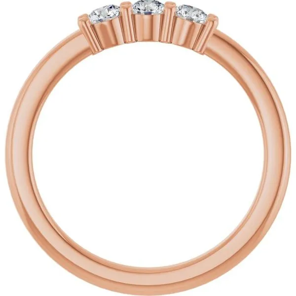 Three-Stone Anniversary Band Image 2 Grayson & Co. Jewelers Iron Mountain, MI